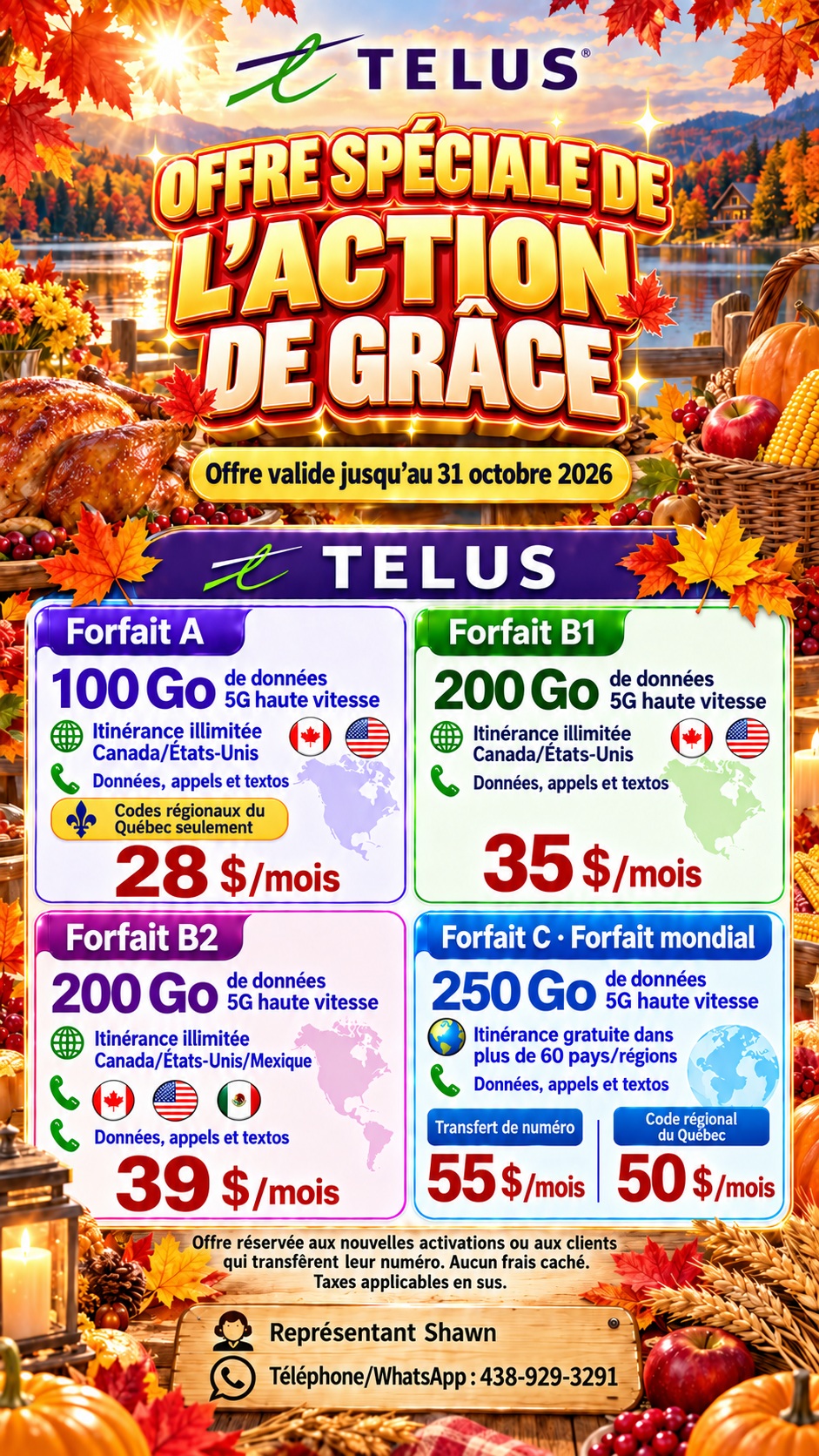 Offre spéciale de l’Action de grâce 2026 de MapleRing